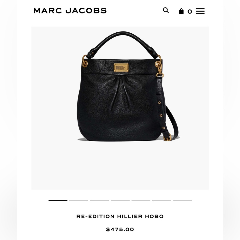 Marc Jacobs black hobo bag - great condition